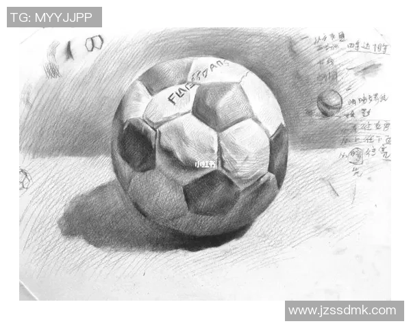 球星挥笔描绘足球素描展现赛场激情与艺术魅力